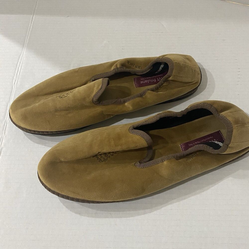 ViVi Friulane Private Jet Experience Velvet Slippers Made In Italy  Size XL
